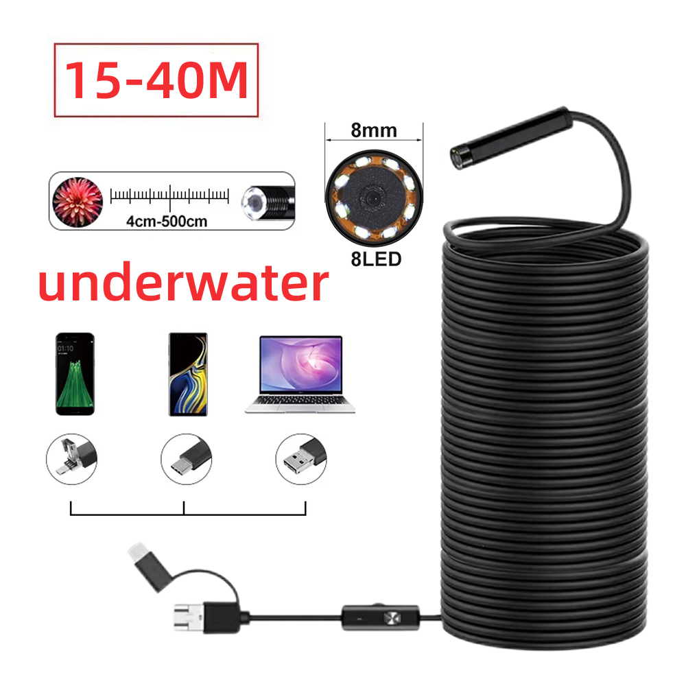 Fish Finder Cable - 40m Fish Finder Mini Camera Endoscope