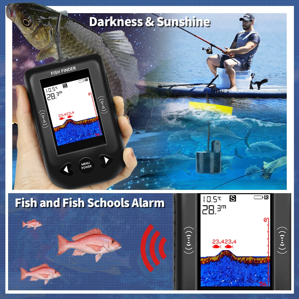 Erchang XF03 Fish Finders 45 D - Fishing Depth Finder review and price