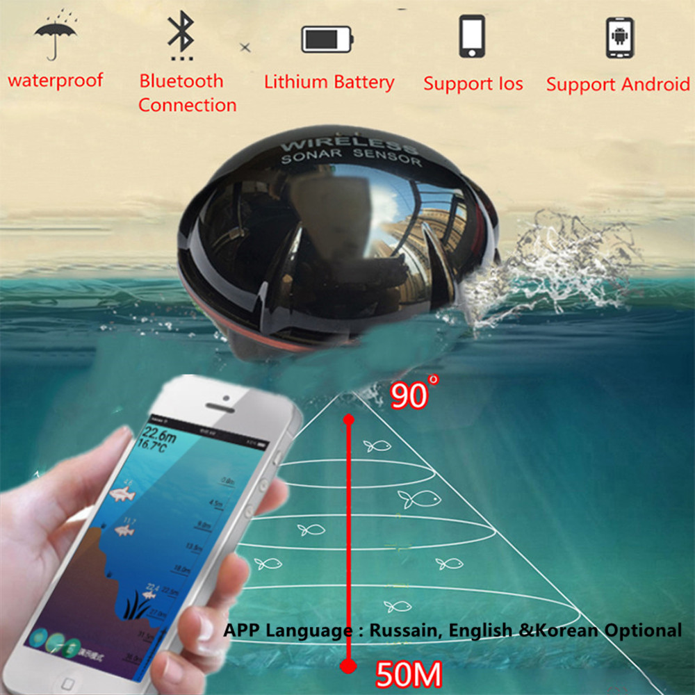 PUPOPAN 100M Brand New Smart P - Fishing Depth Finder review and price