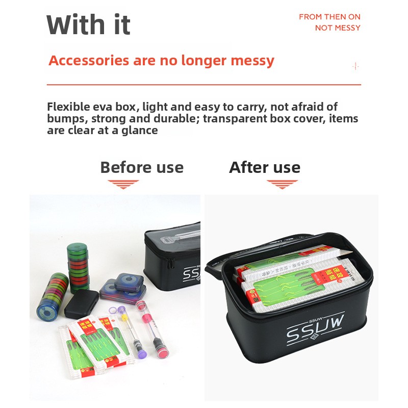 Portable EVA Fishing Tackle Bo - Fish Finder Case review and price